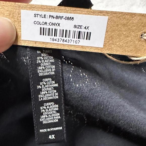 NWT Skims Lace Pointelle Logo Cotton Full Brief Women 4X - Picture 7 of 7